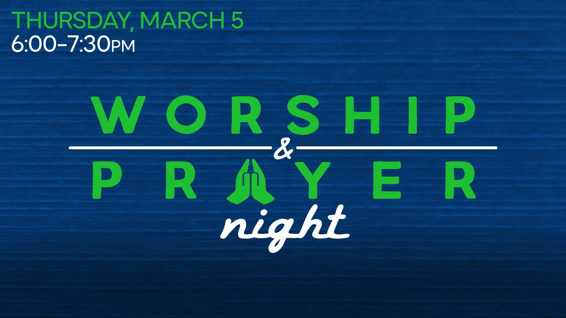 Thursday, March 5 • 6:00-7:30pm