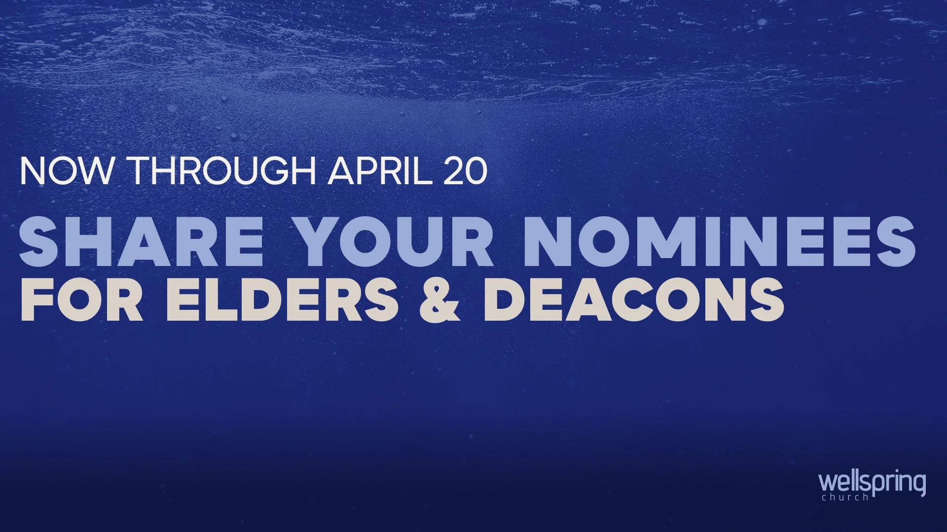 Now through April 20