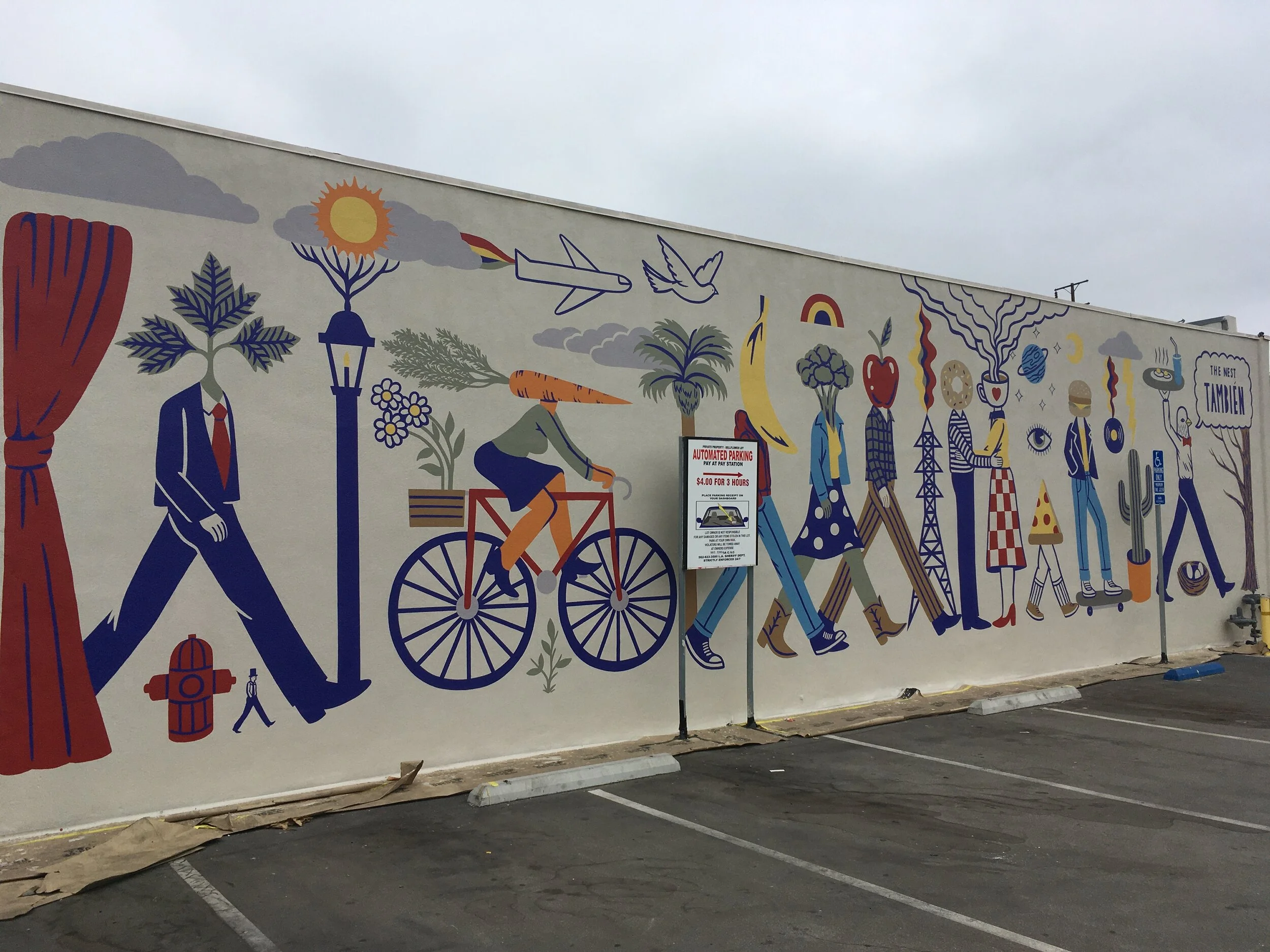 Mural for City of Bellflower/ Tambien