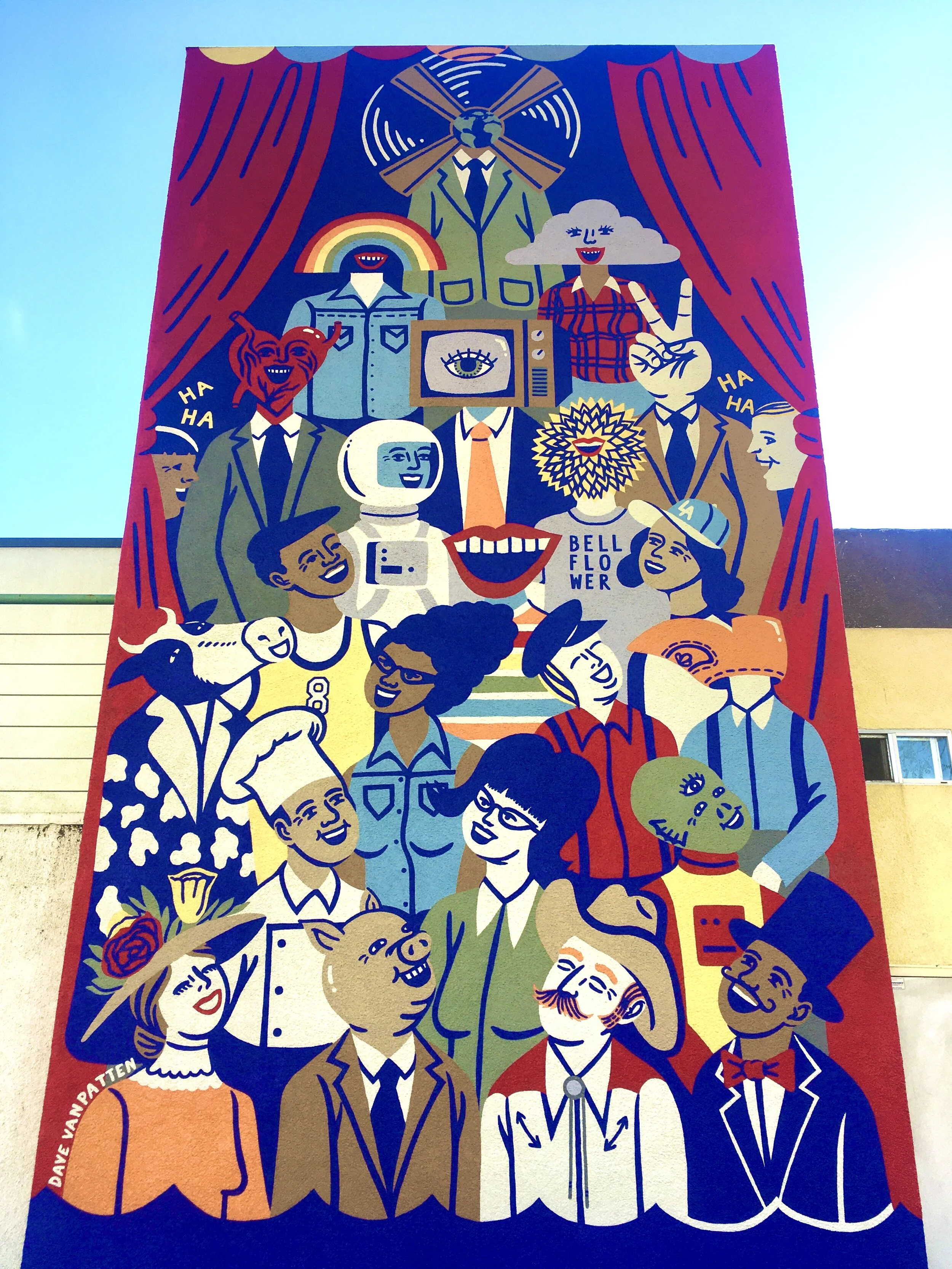 Mural for City of Bellflower