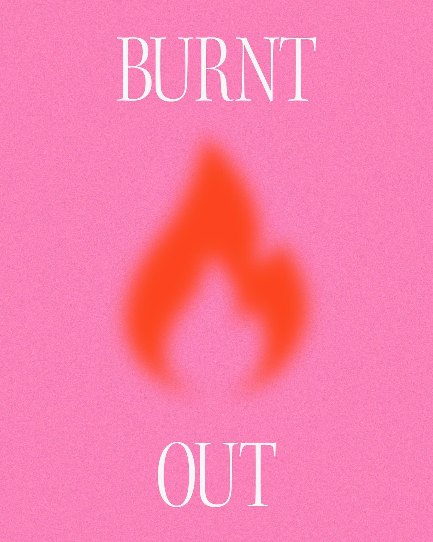 I know I&rsquo;m not alone in this, but burn out is not fun! It is boring and depressing and uninspiring 👽 If you have any tips I&rsquo;ll take them plz &amp; thank u