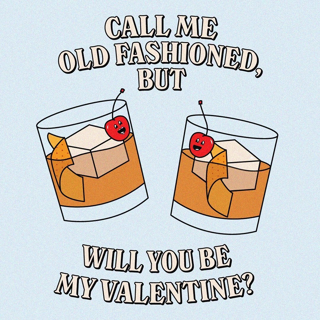 This year&rsquo;s #ValentinesDay card for Joe. After giving it to him I realized I&rsquo;ve done an Old Fashioned themed card before; he confirmed. Guess I&rsquo;m consistent? 🥃 💕