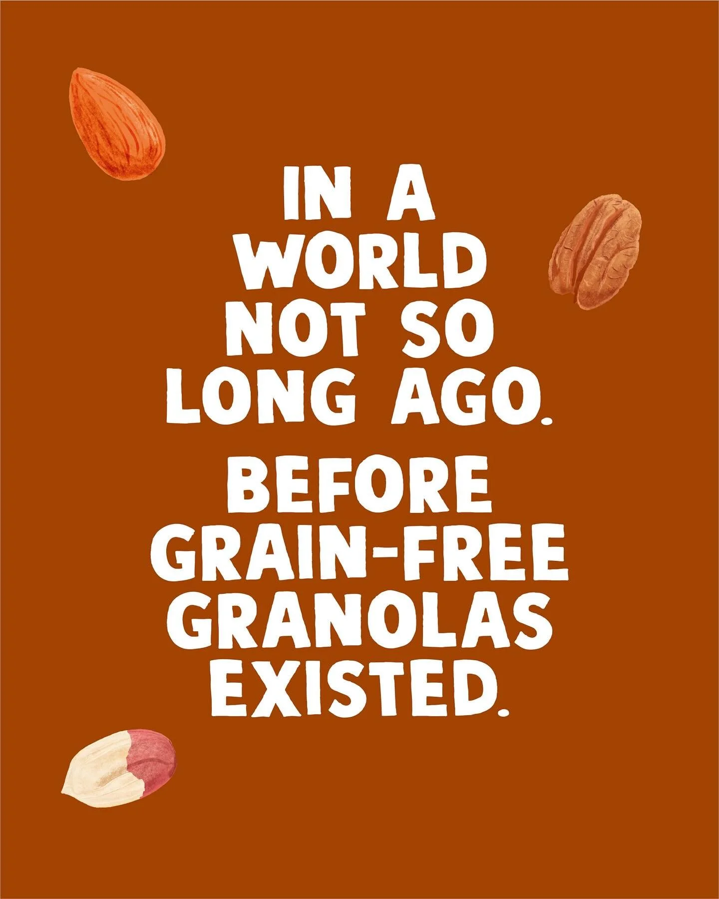 In a world not so long ago, before grain-free granolas existed.

Our story began.

Late nights, borrowed kitchens, and unwavering belief in real food.

A decade later, those same recipes still speak for themselves.

Our next chapter begins soon.

#Re