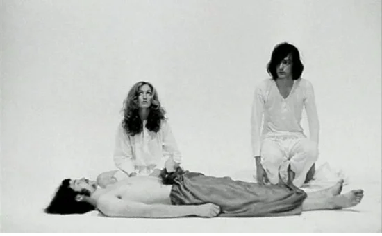 Jackie Raynal and Laurent Condominas in ACÉPHALE (1968)