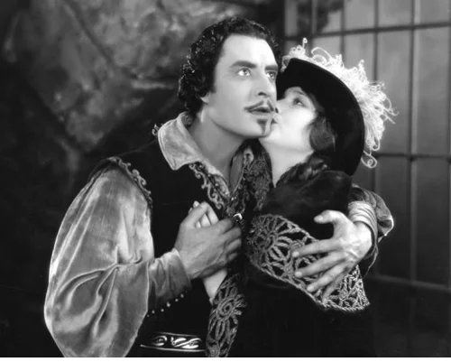 John Gilbert as Bardelys and Eleanor Boardman as Roxalanne de Lavedan in BARDELYS THE MAGNIFICENT (1926)