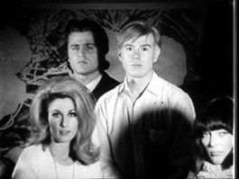Andy Warthol with Baby Jane Holzer, Gerard Malanga, and Ivy Nicholson in AWARD PRESENTATION TO ANDY WARHOL (1964)