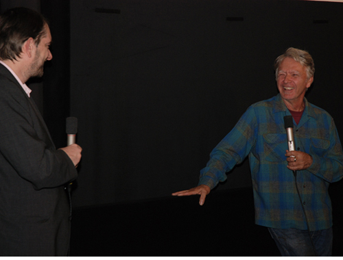 James Benning (right) at the Österreichische Filmmuseum, Vienna November 2007, and museum Director Alexander Horwath (left).