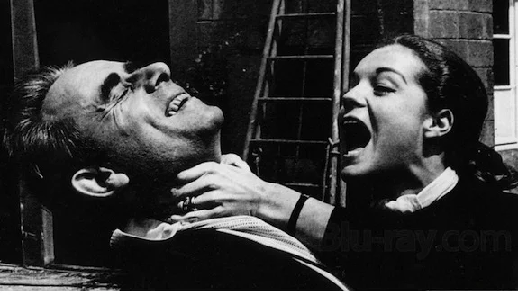 Henri-Georges Clouzot & Romy Schneider on the set of L'ENFER in 1964.