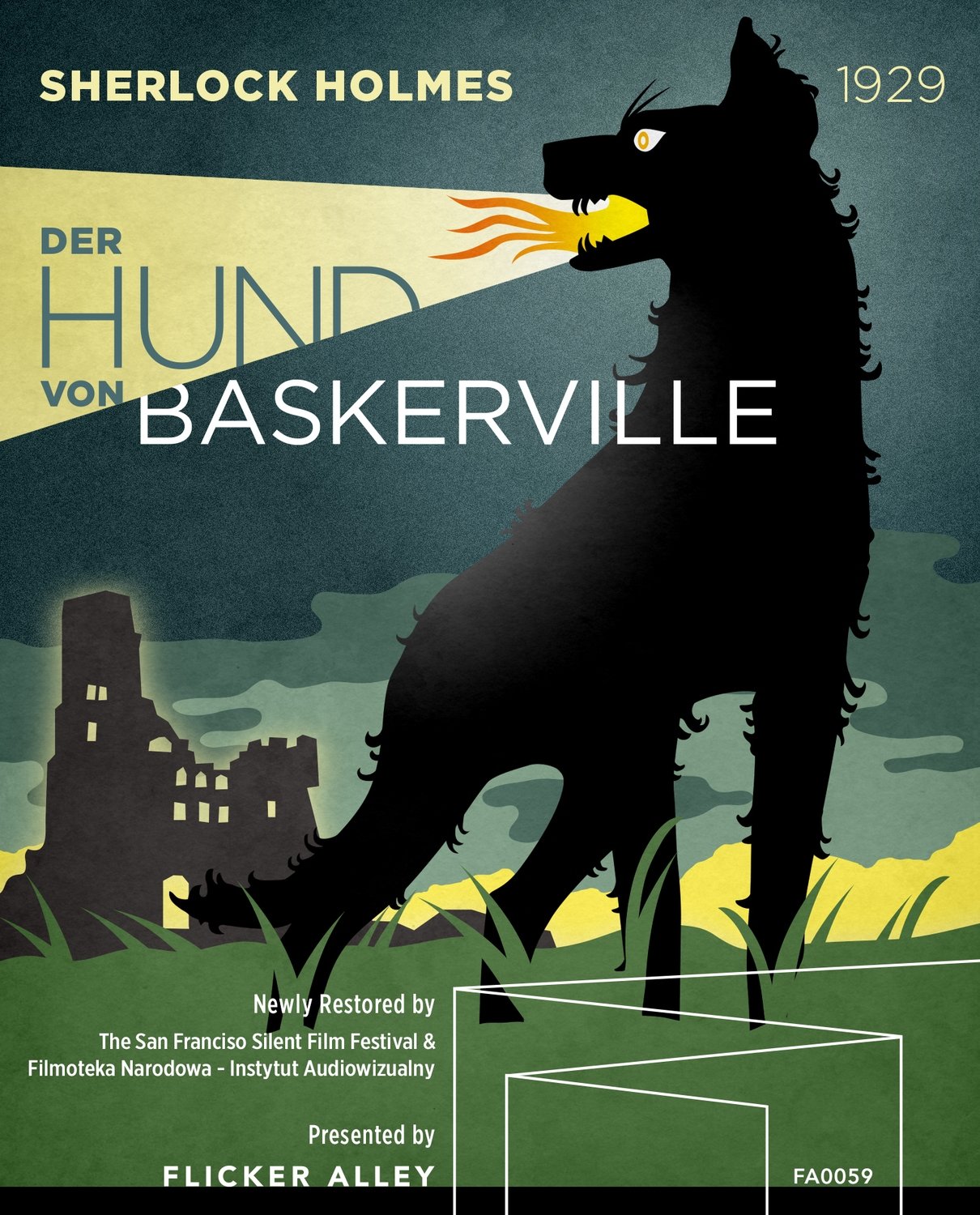 Kriger Hammer TVsæt THE HOUND OF THE BASKERVILLES (DER HUND VON BASKERVILLE) (Germany, 1929),  Director: Richard Oswald