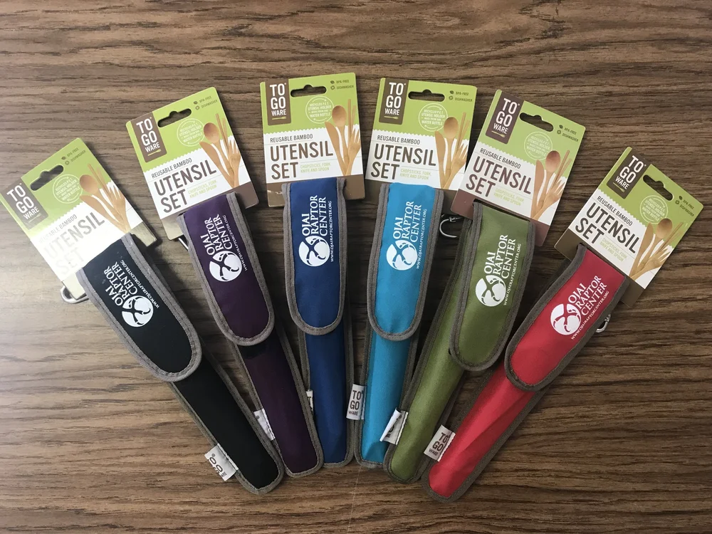 ORC Eco-friendly Bamboo To-Go Ware — Ojai Raptor Center color: purple