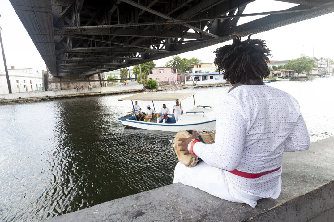 The Sea In Its Thirst Is Trembling, Live performance, San Juan River, Matanzas, Cuba, 2019