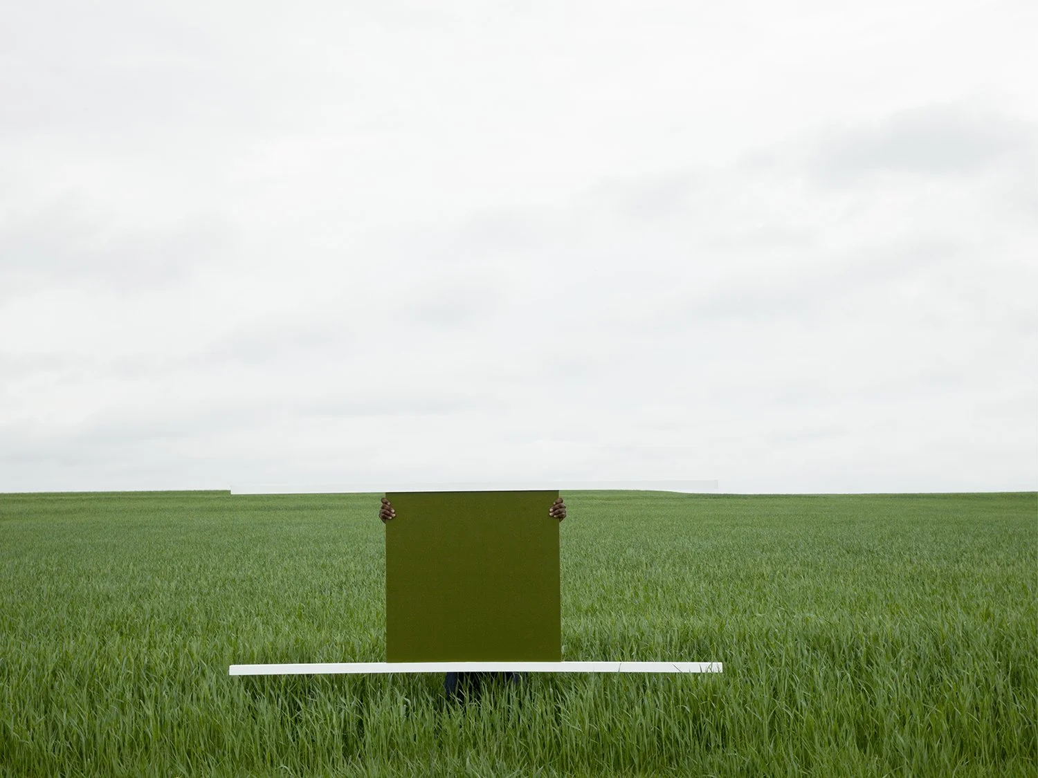 Barella & Landscape #3, (Osbourne, KS), 30 x 40 inches, Archival pigment print, 2012