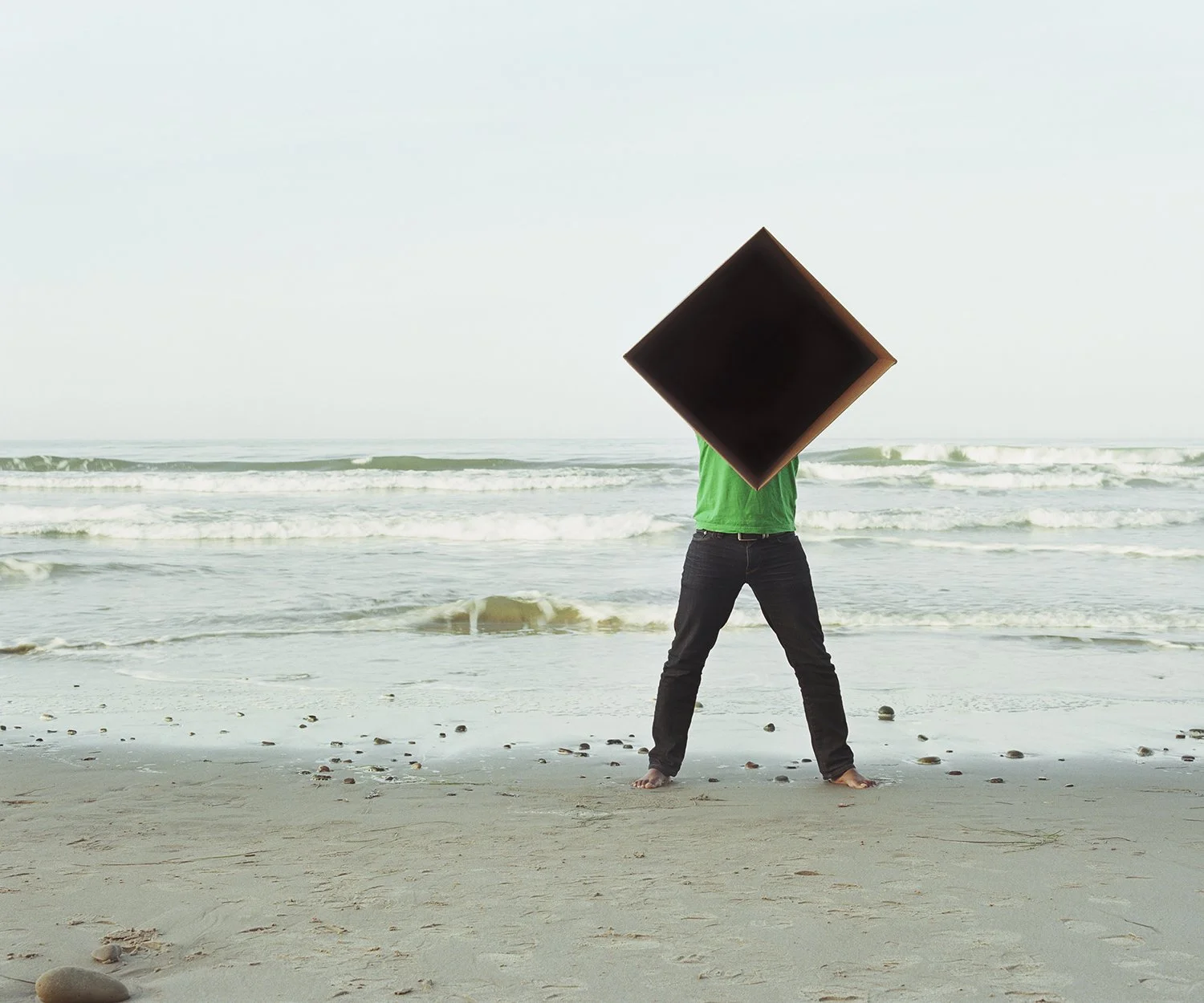 Single Cube Formation, No. 2, Santa Barbara, CA, Chromogenic print, 30 x 36 inches, 2011