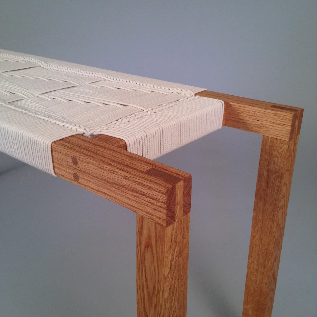 Detail, Fireside Bench