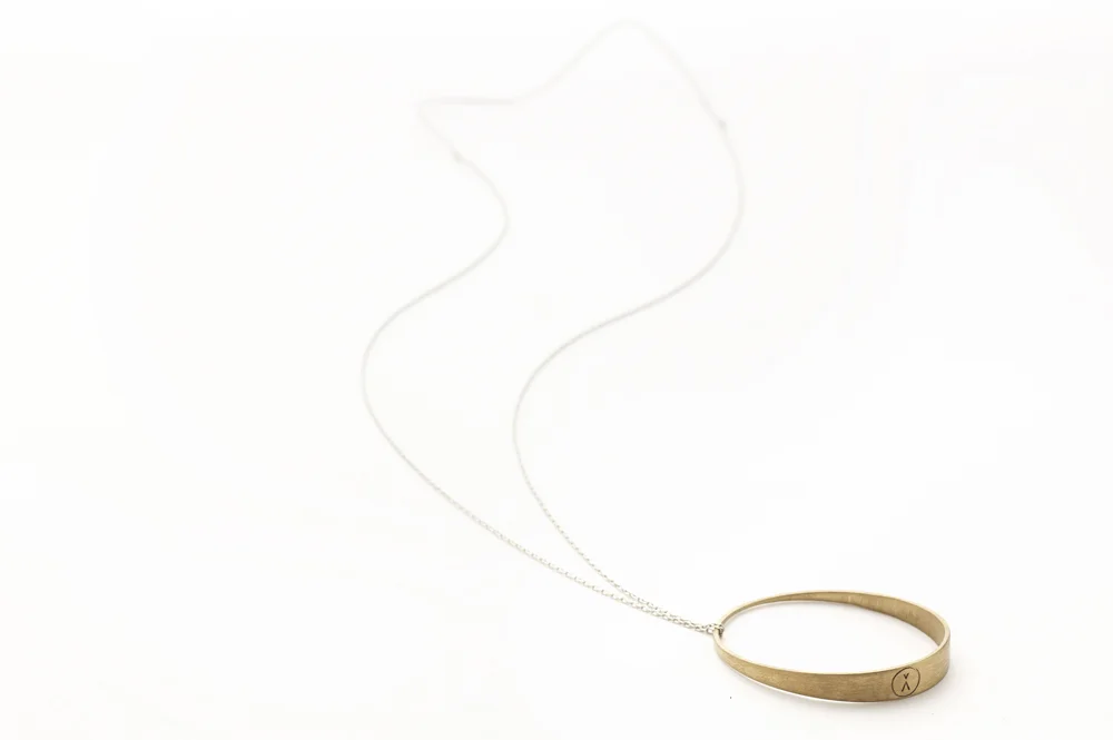 Hollow Necklace, Oval
