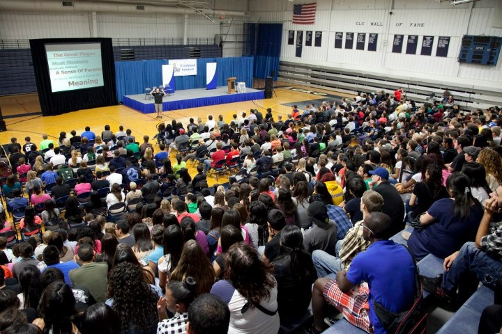 First year orientation.