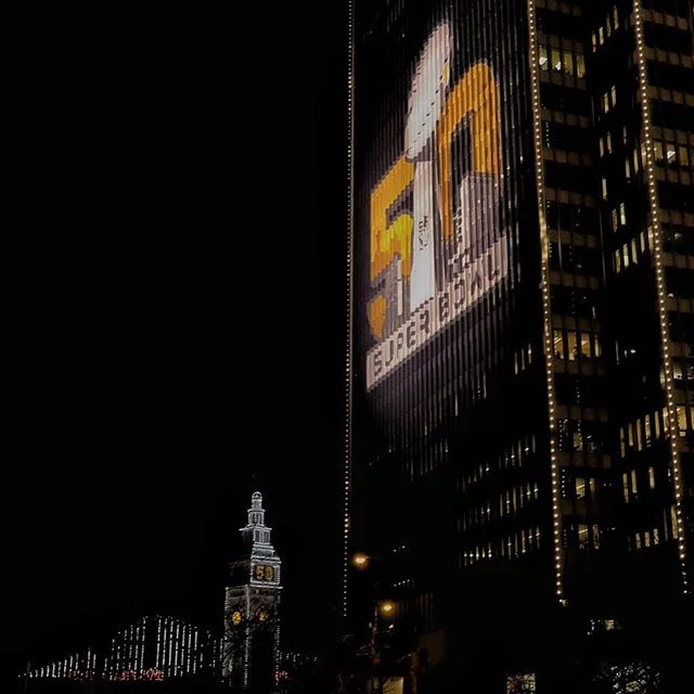 here comes the five oh #SB50