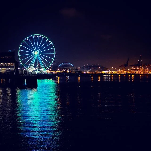 sea of blue &amp; green #seattle