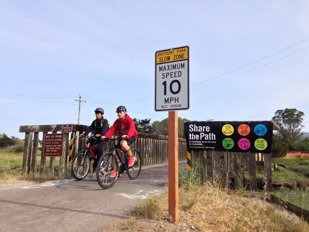 Campaign Banner in situ. Marin County, CA