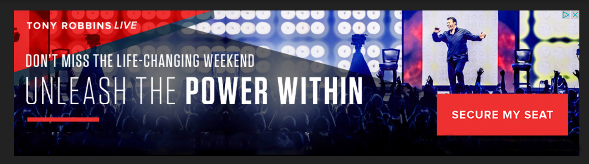 Tony Robbins / Ad Campaign / Unleash the Power Within