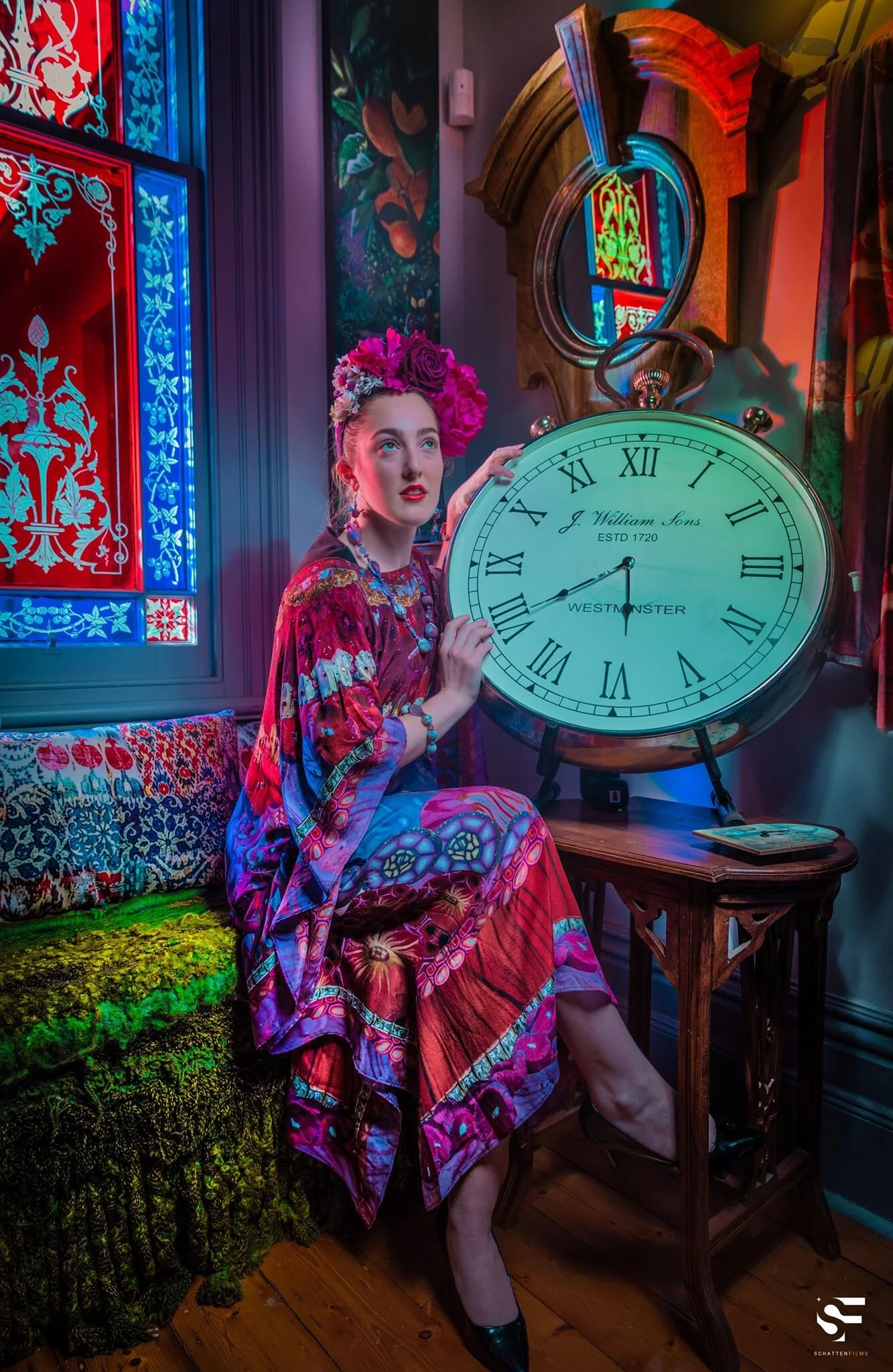 Ruby Mauve Long Kaftan