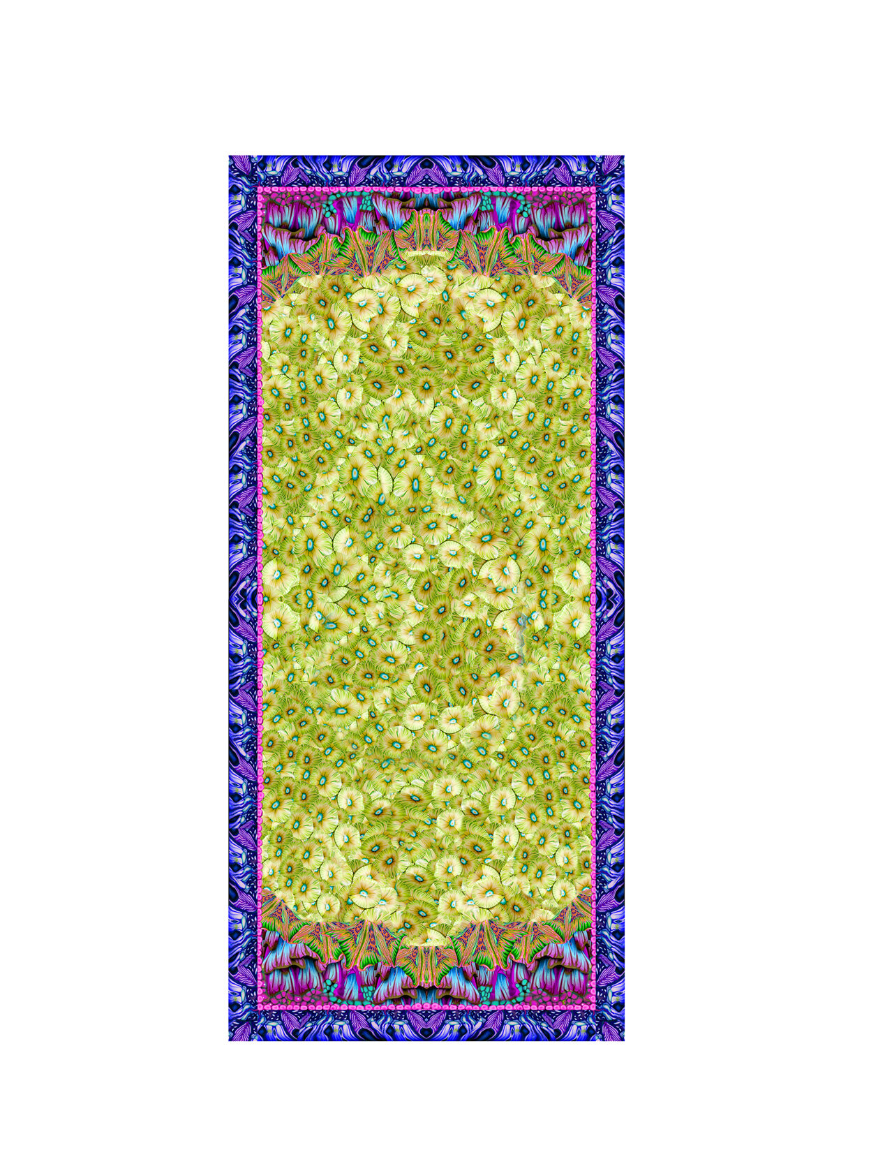 Jonquil and Hyacinth Scarf