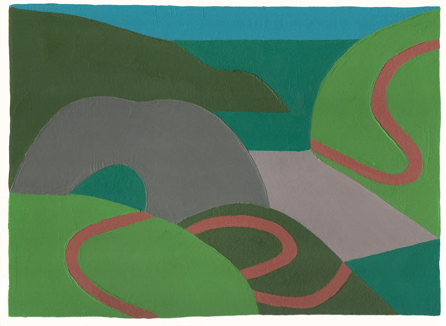 Arched Rock From Peaked Hill - 16" x 20" - 2019