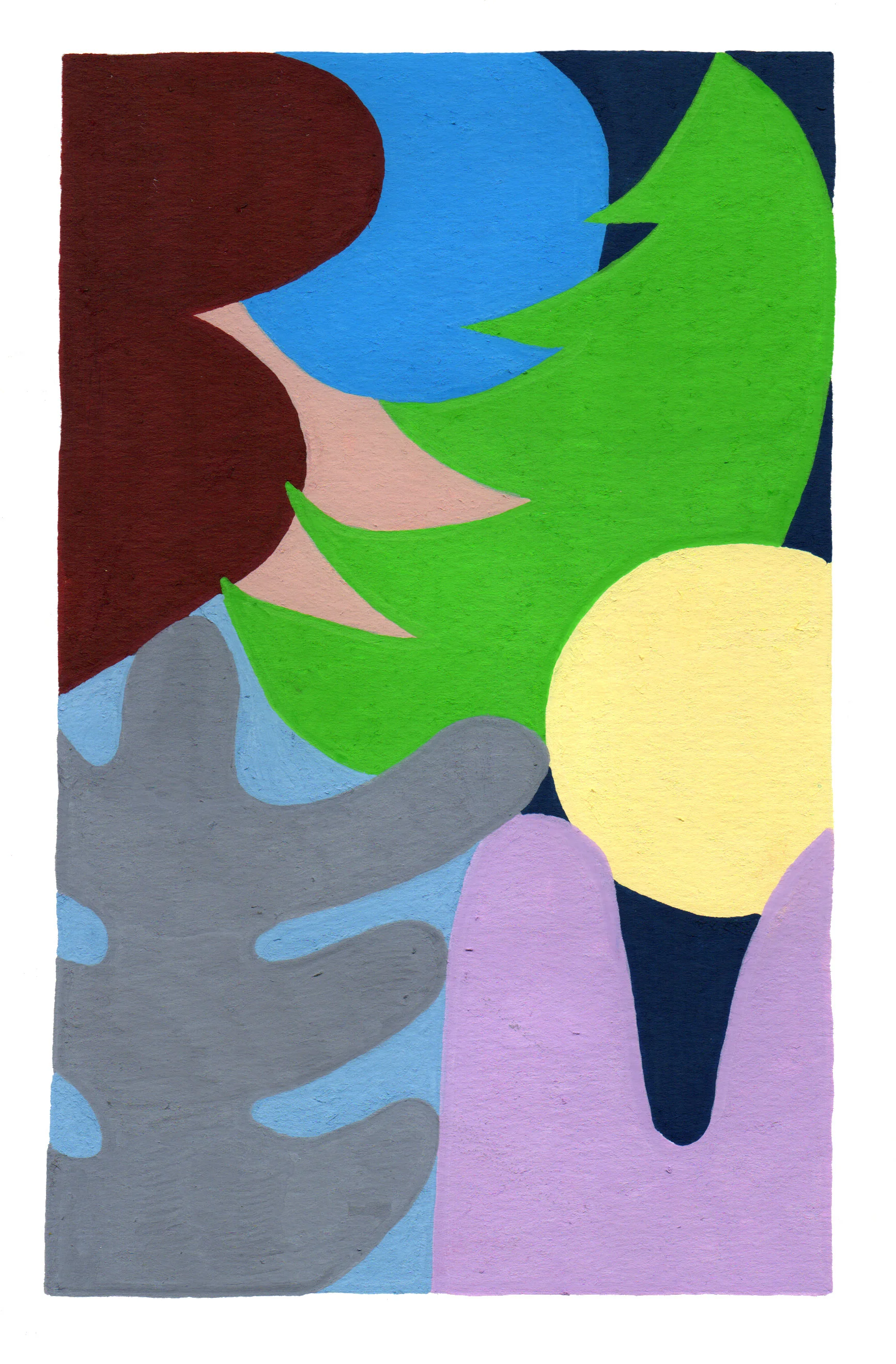 Turning As The Conch Sounds - 6" x 9" - 2019