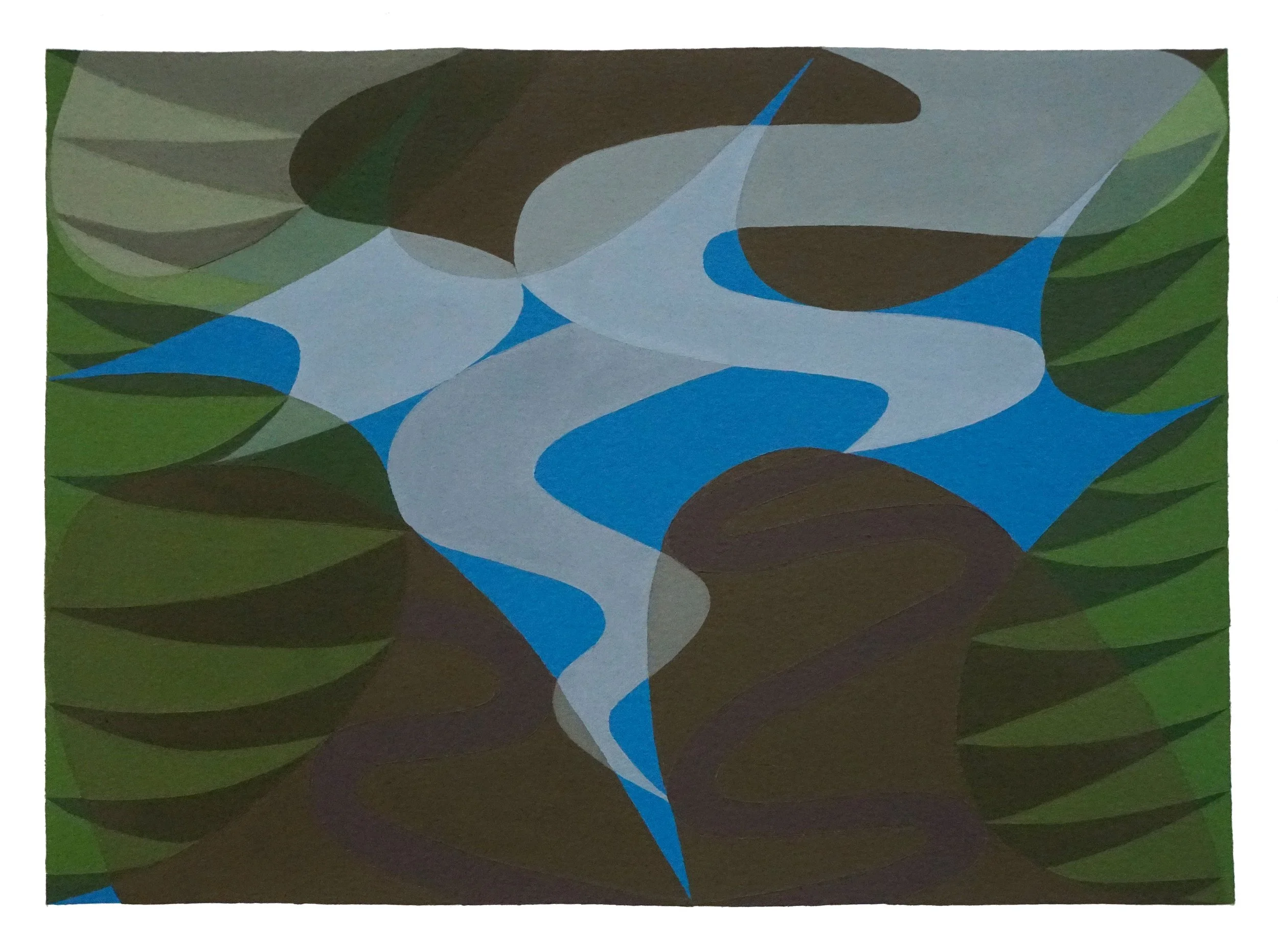 Asahi-dake Approach - 9x12 inches - 2023 (Copy)