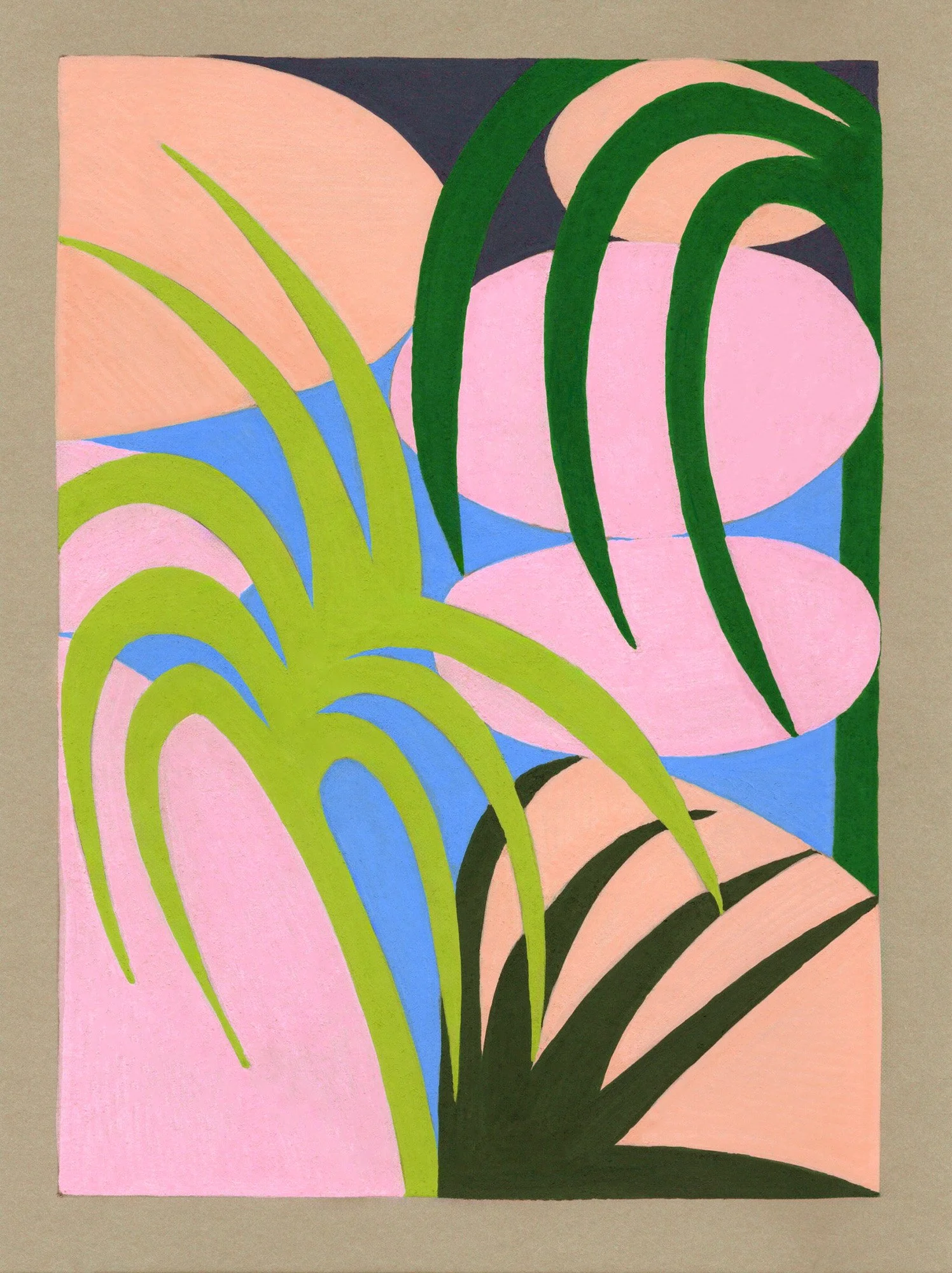 California Roadtrip No. 3 - Acrylic Paint Marker on Paper - 8x6 inches - 2025