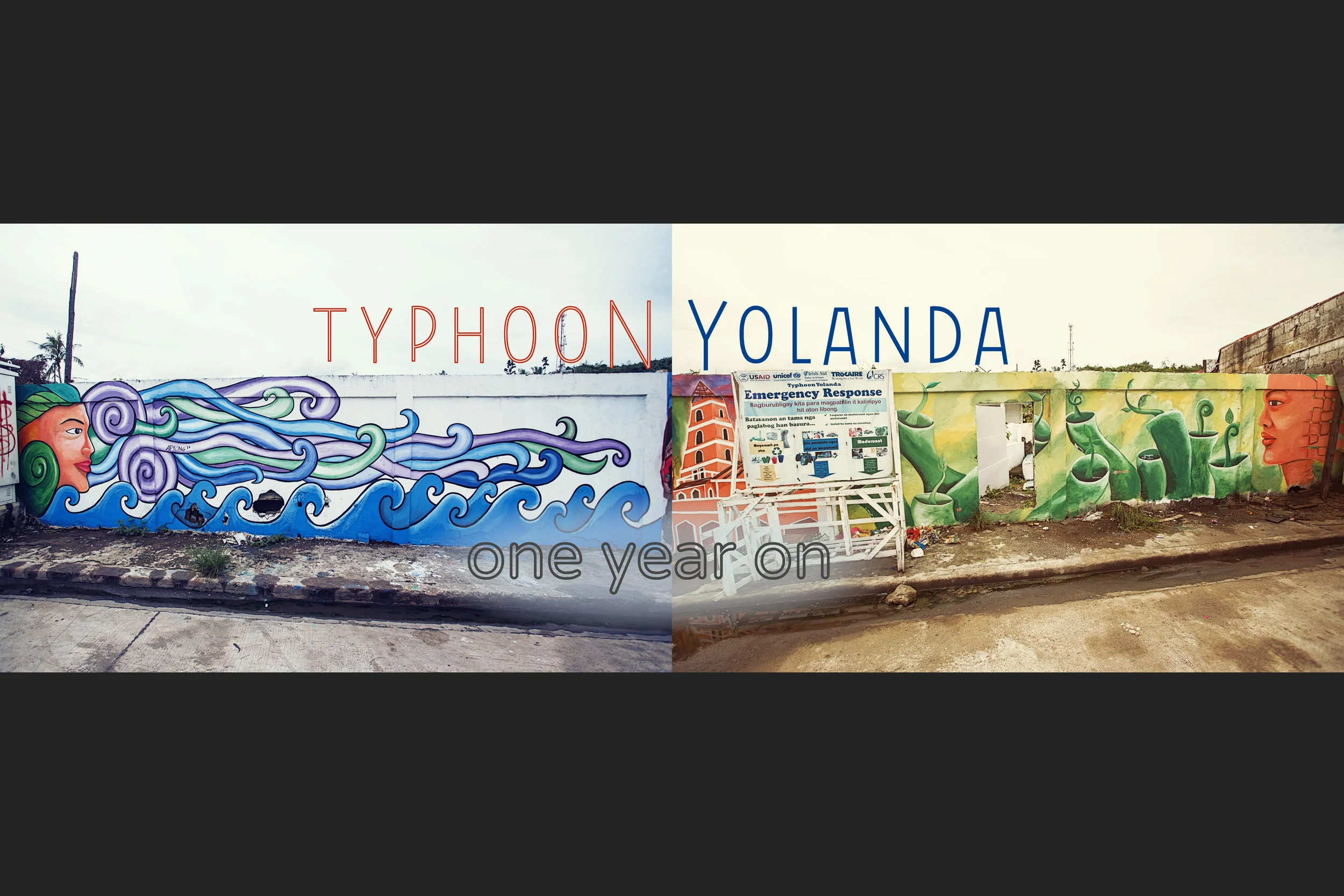 BEFORE and AFTER a SUPER TYPHOON