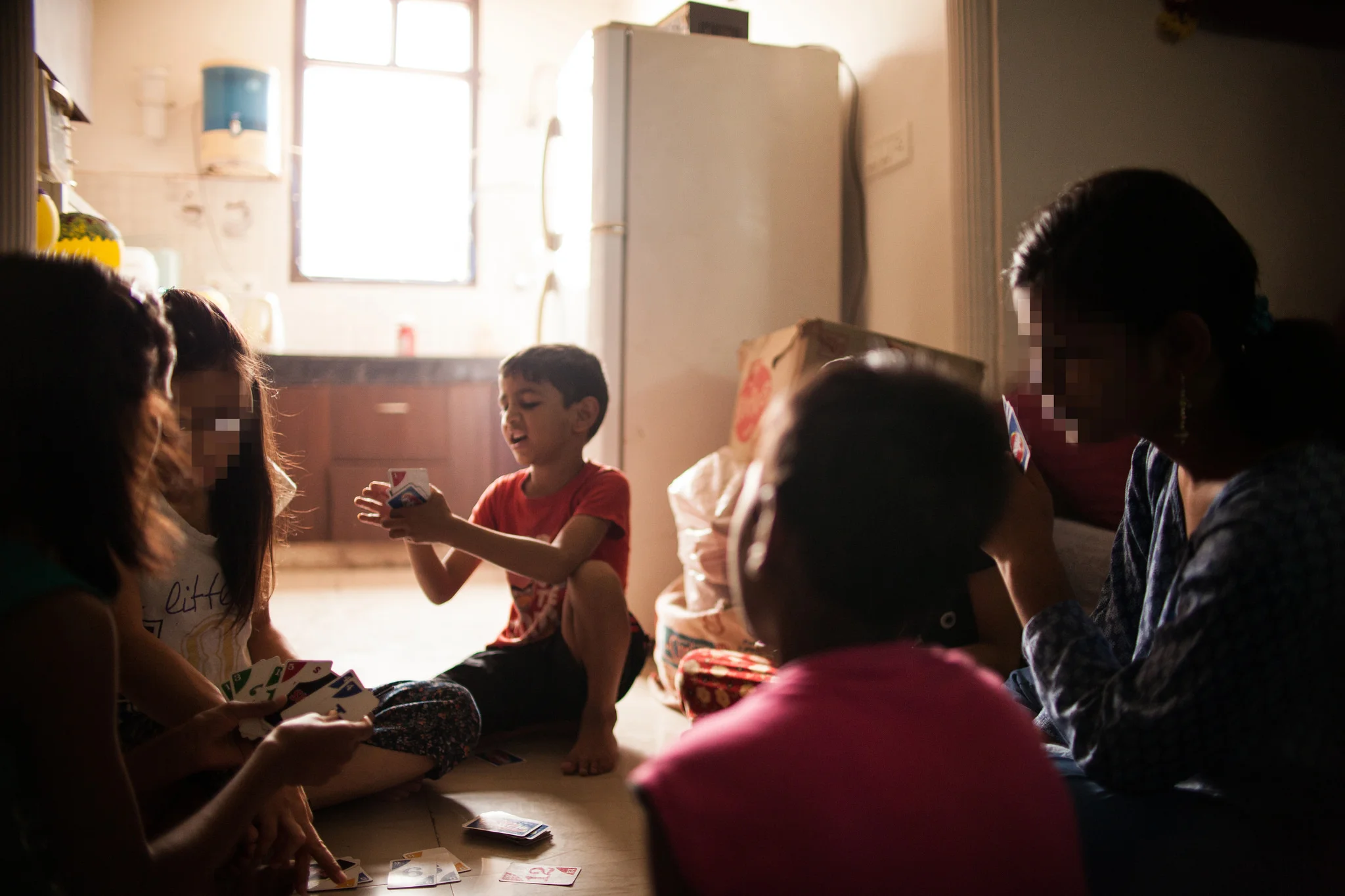 The women are encouraged build relationships within the community. Here, the girls play with children from another NGO in the neighborhood. The Beauty for Ashes team hopes to establish more peer-to-peer support groups, so that the young women can reach out and share experiences with other young women and create a network of awareness and support.