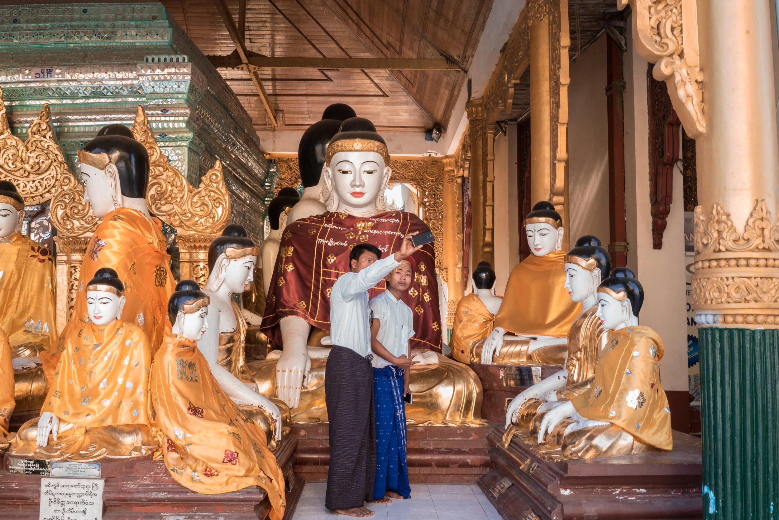 Shwedagon Pagoda, Yangon – Buddhism is part of the cultural heritage of Myanmar. Sandra says, "That’s one thing that has kept us here – we feel that God has called us to be hear to tell people of the living God and Jesus Christ in particular. And most people don’t really even know the name of Jesus. Or if they do, it’s associated with a picture of some blonde man with blue eyes on somebody’s wall, which is not at all the Jesus we serve." - Photo by Denise Poon.