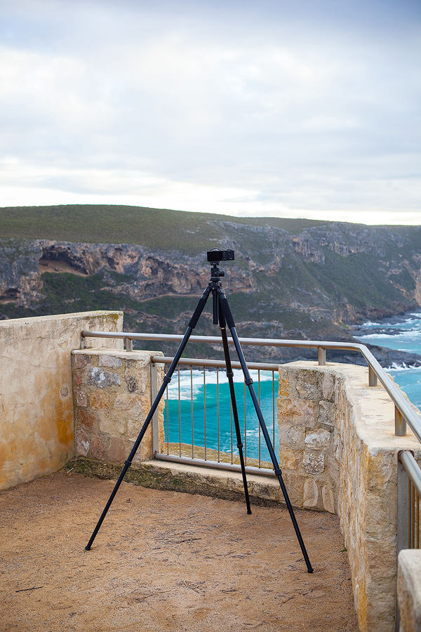 Yes, the tiny Sigma looks very, very silly atop my Induro tripod, but its strength lies in its portability.
