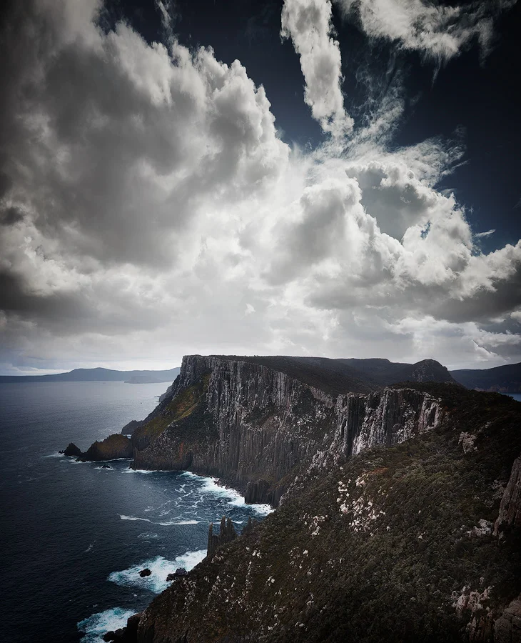 A similar view prior to the rain and storm activity.