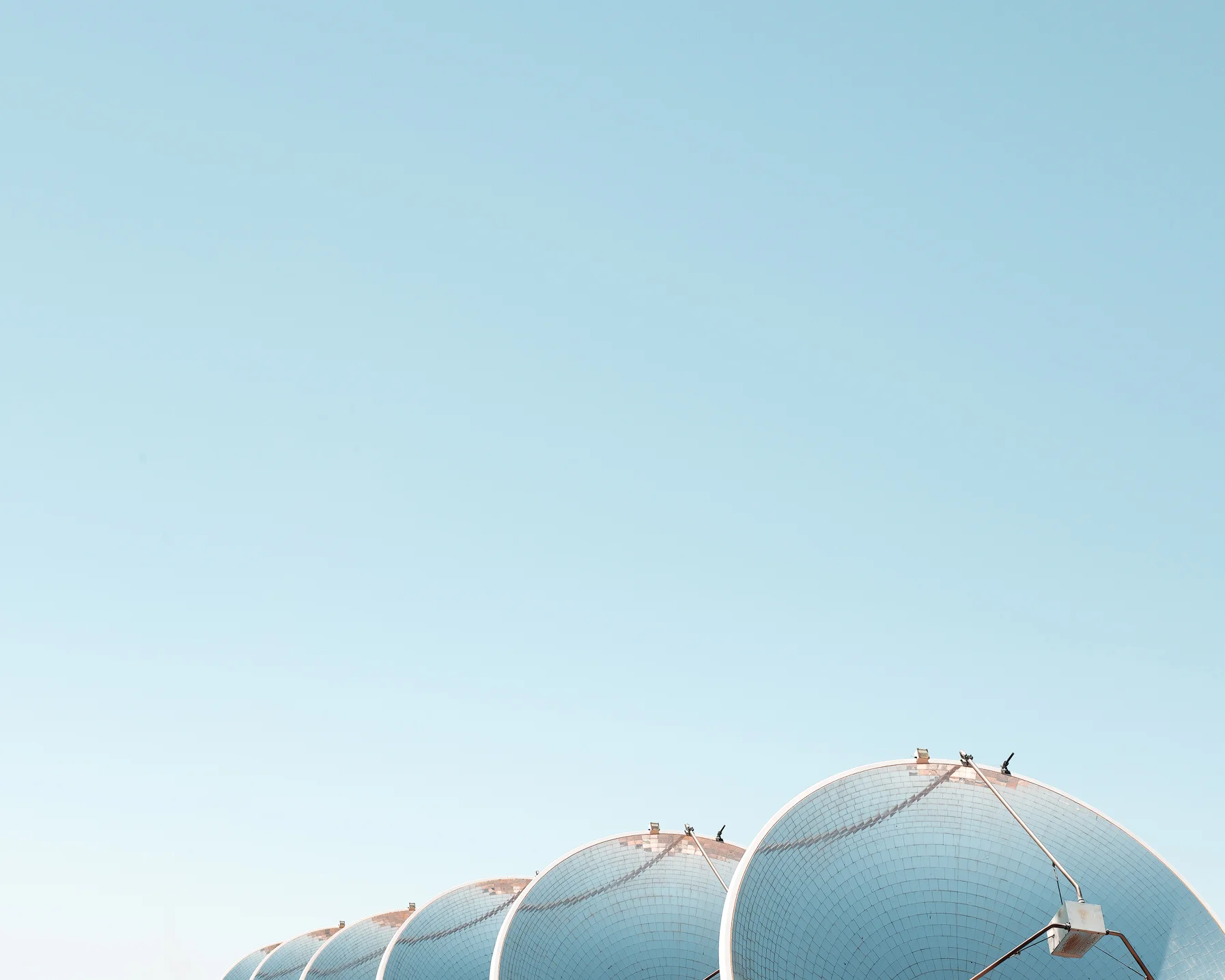 This solar farm was once at the cutting edge of solar technology.