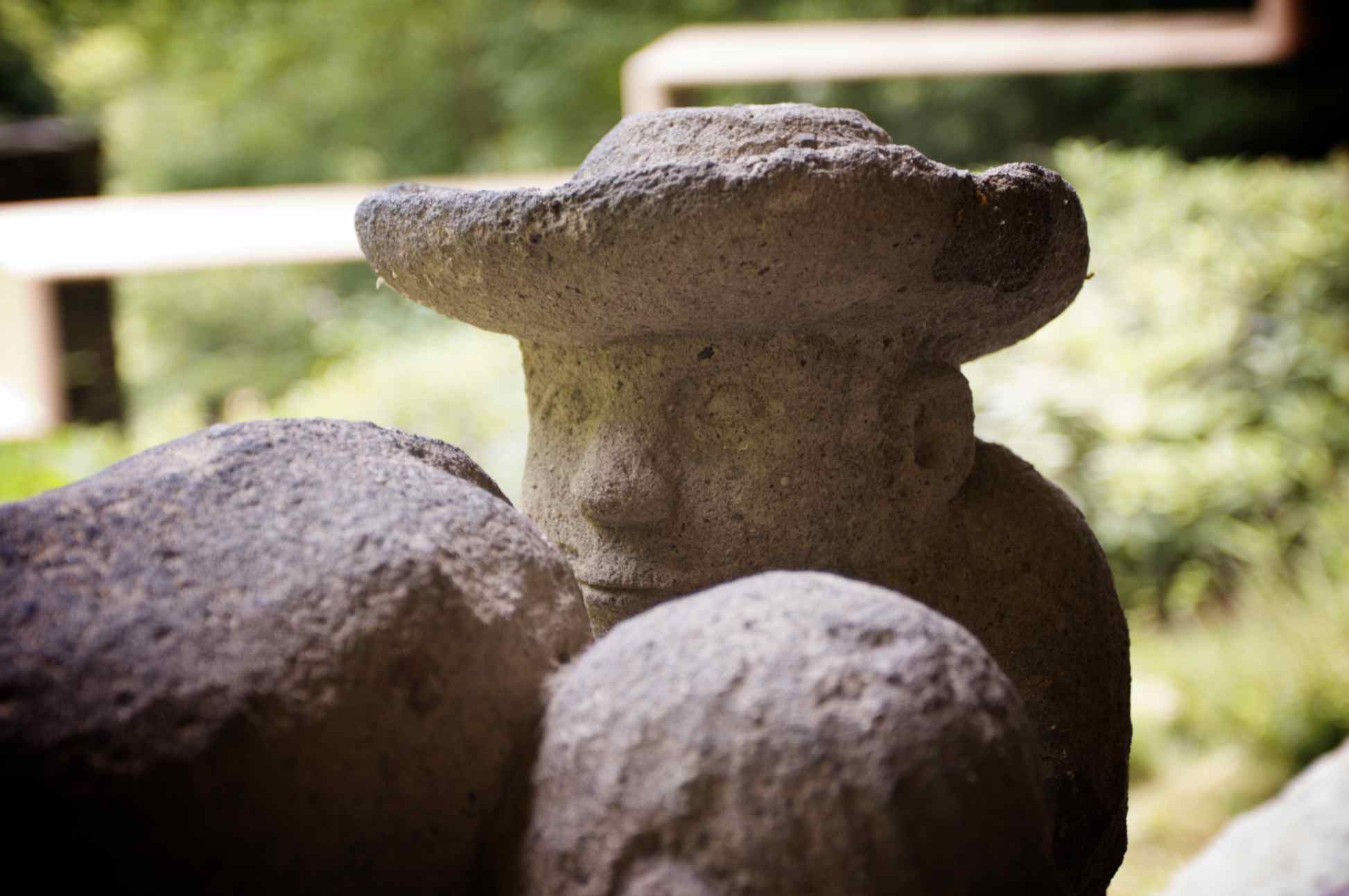 Fallingwater: Statue at the Pool