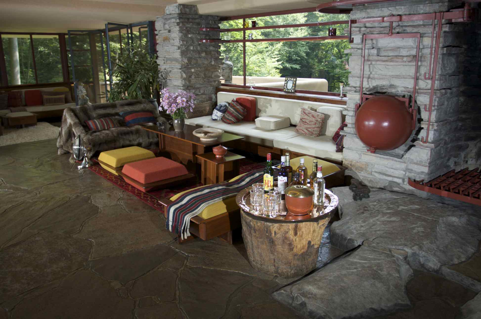 Fallingwater: Living Room