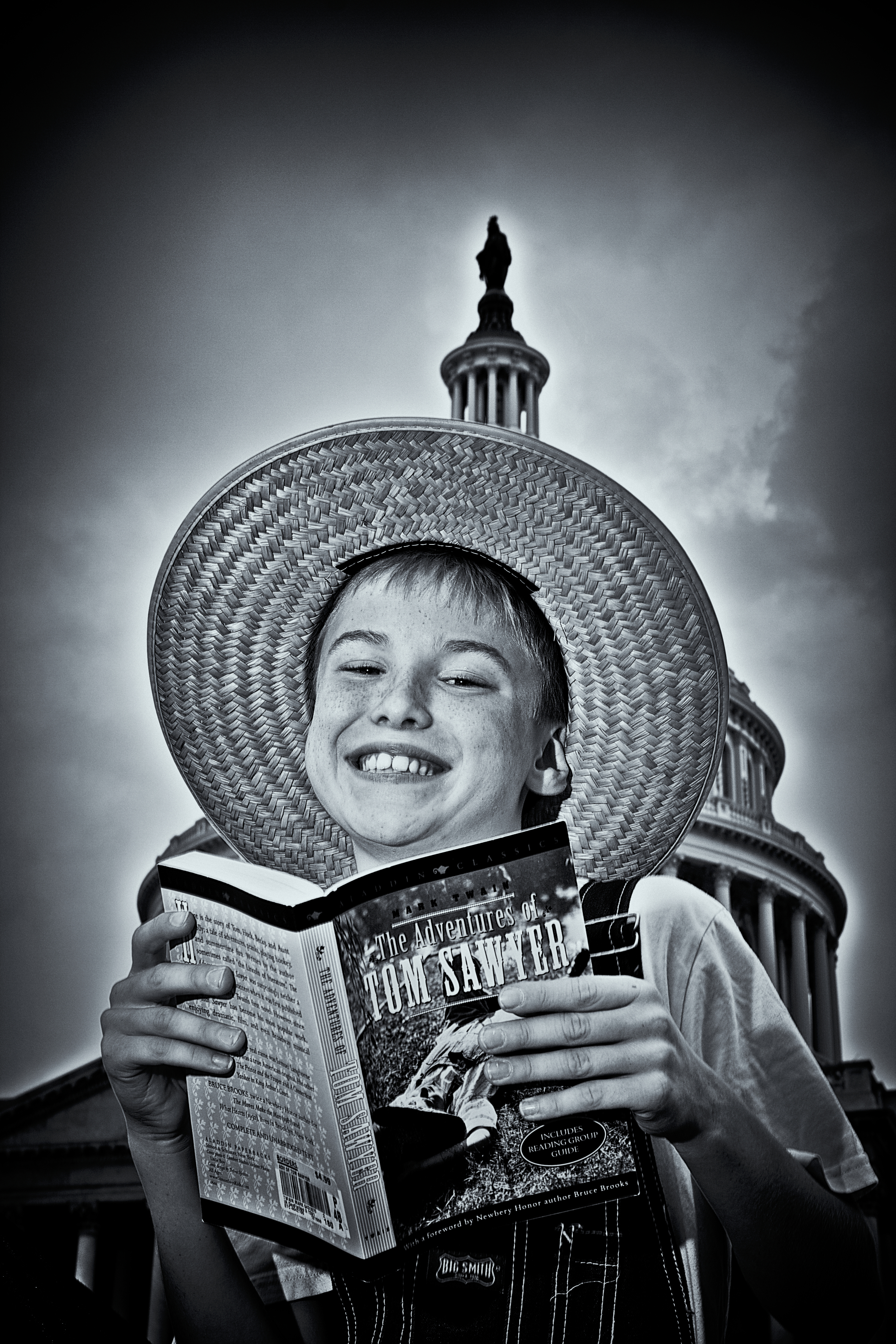 Tom and Huck: Tom Likes to Read about Huck