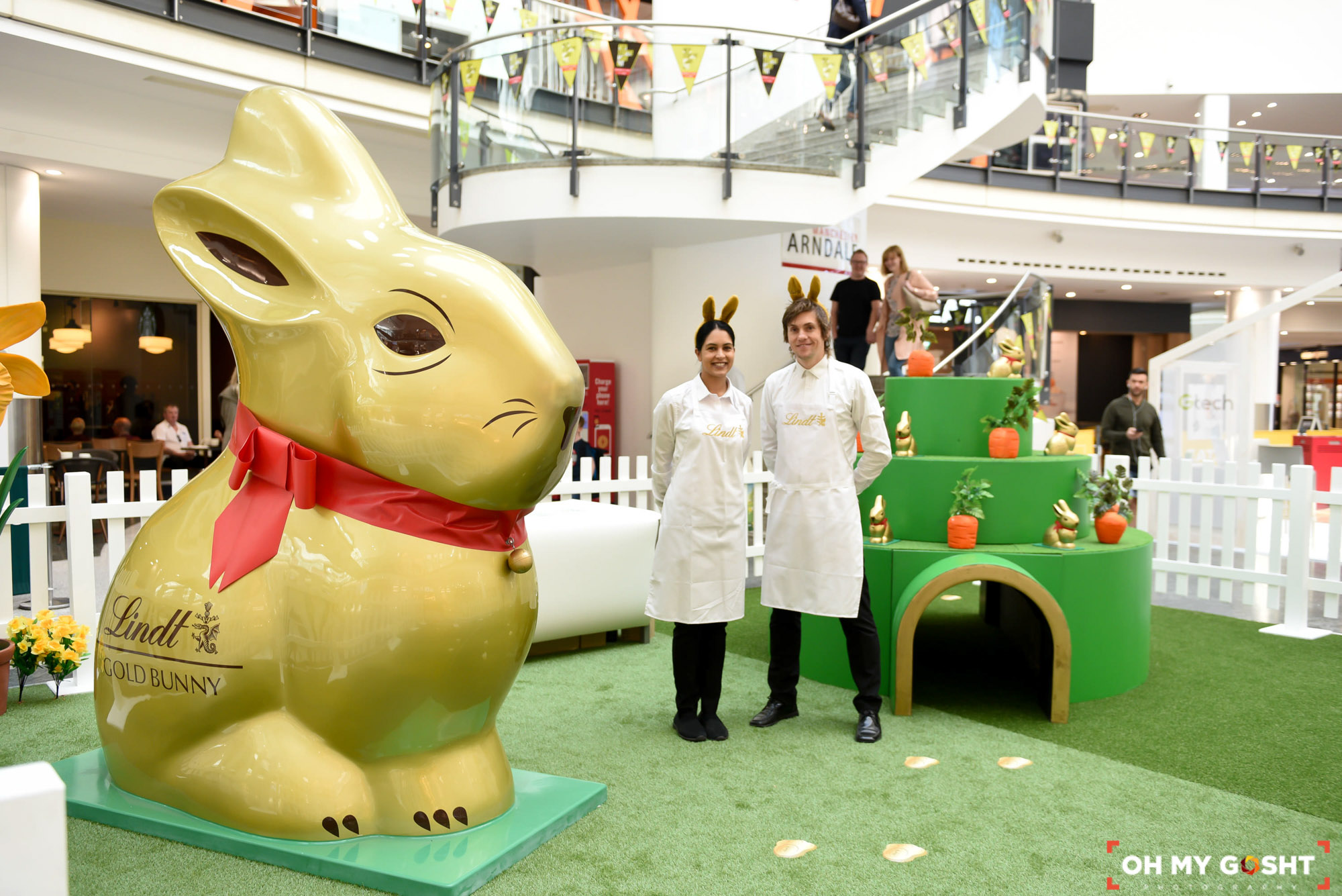 Lindt Golden Bunny Hunt at Manchester Arndale Shopping Centre.