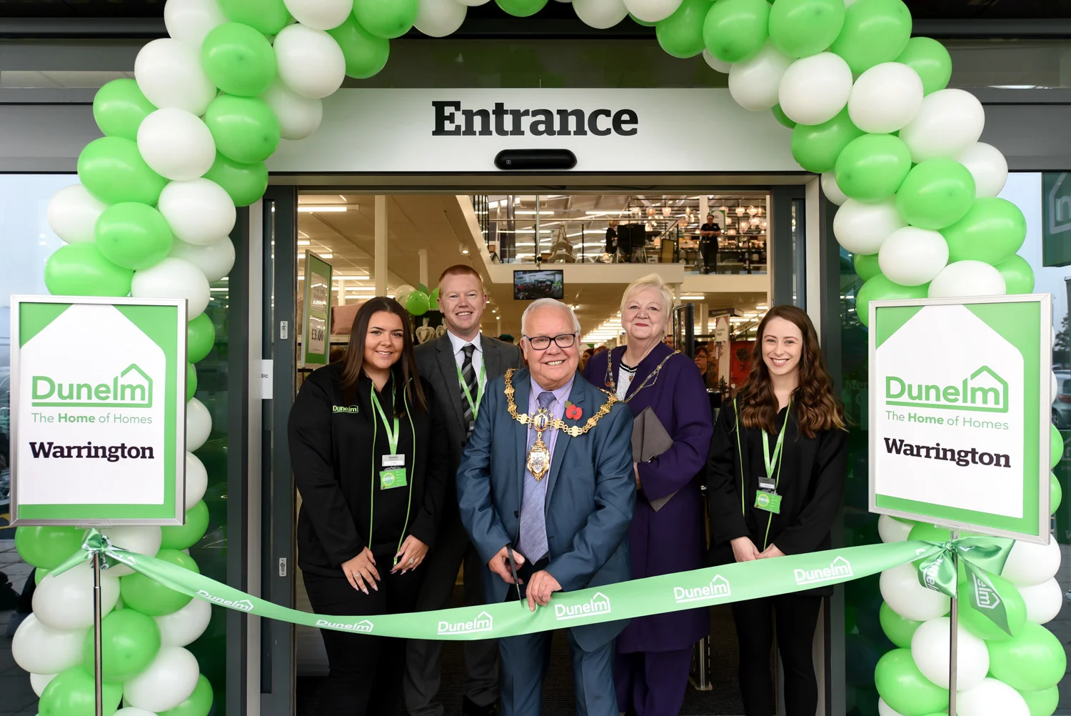 Dunelm Warrington Store Opening Party
