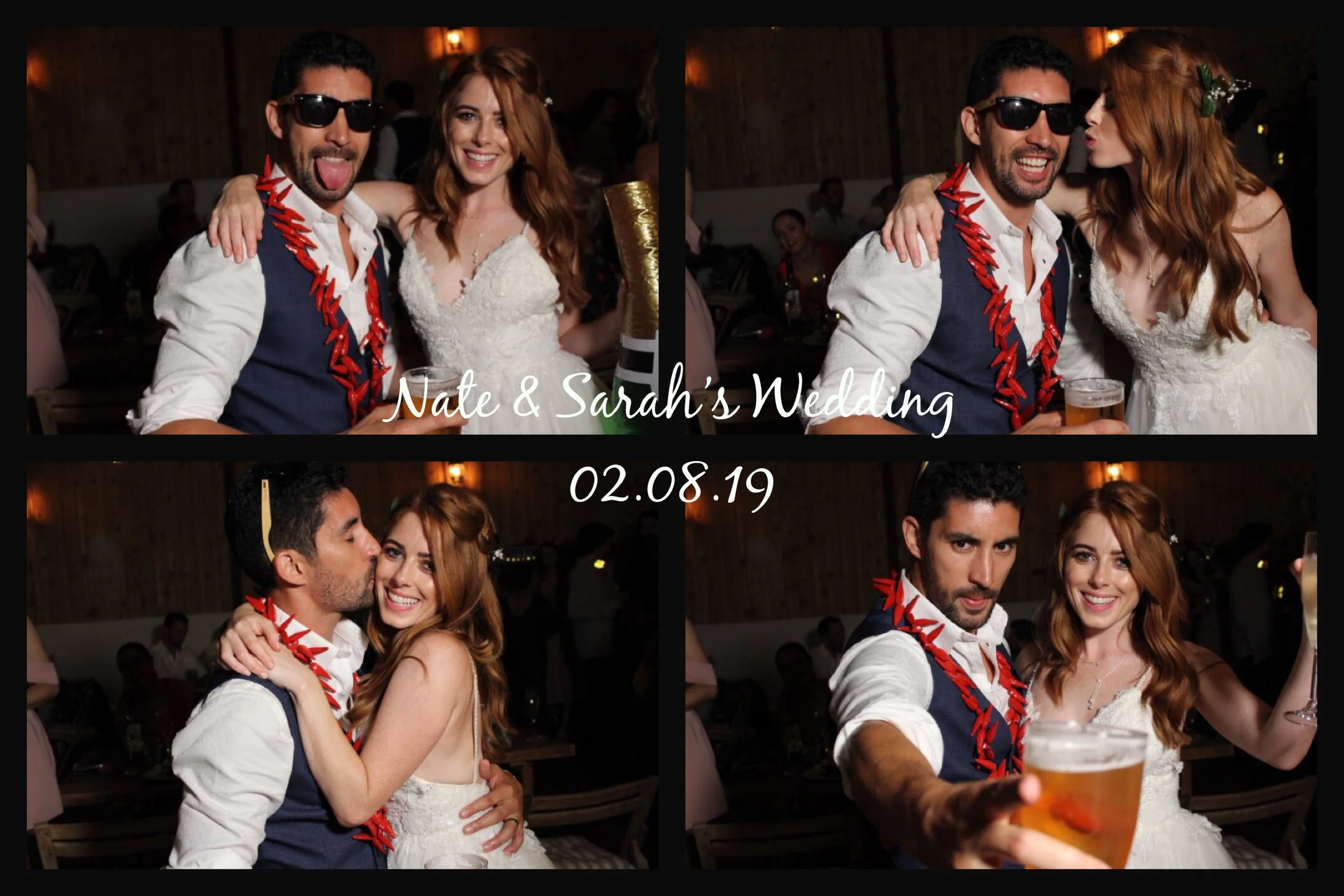 Our Retro Booth at Sarah &amp; Nathan’s Wedding in Lancashire