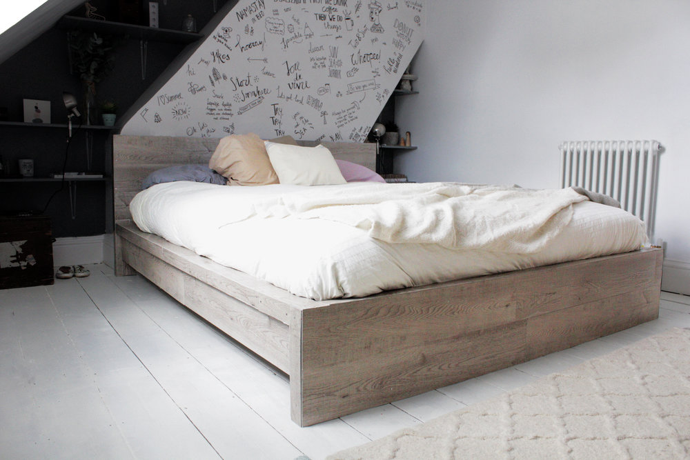 Ikea Rustic Look For A Malm, Ikea Malm Bed How To Build