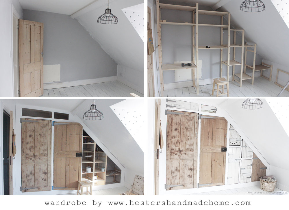 The big wardrobe build using reclaimed doors, part 2 — Hester's Handmade  Home