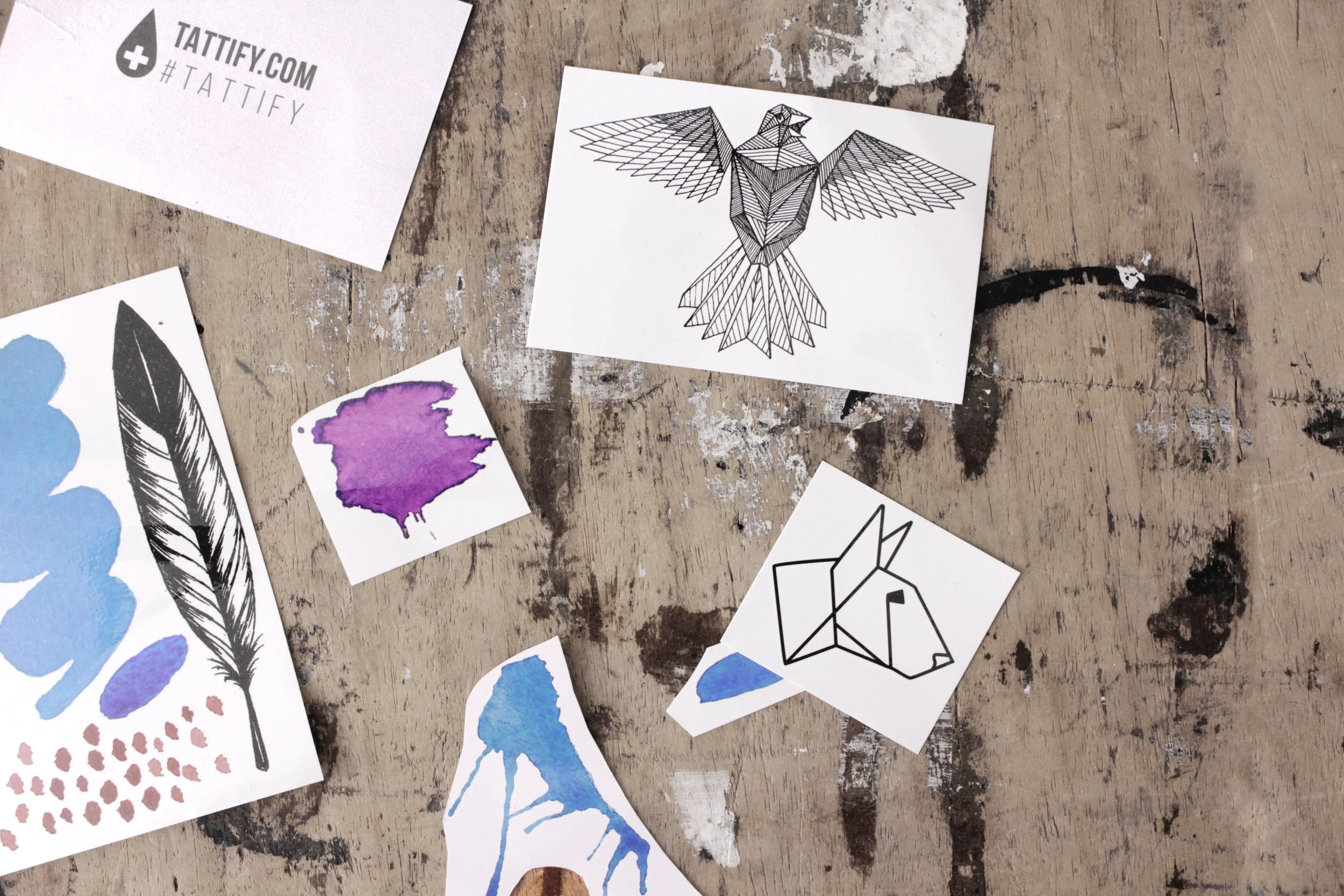 Temporary tattoos by Tattify, used in jar hack by www.hestershandmadehome.com