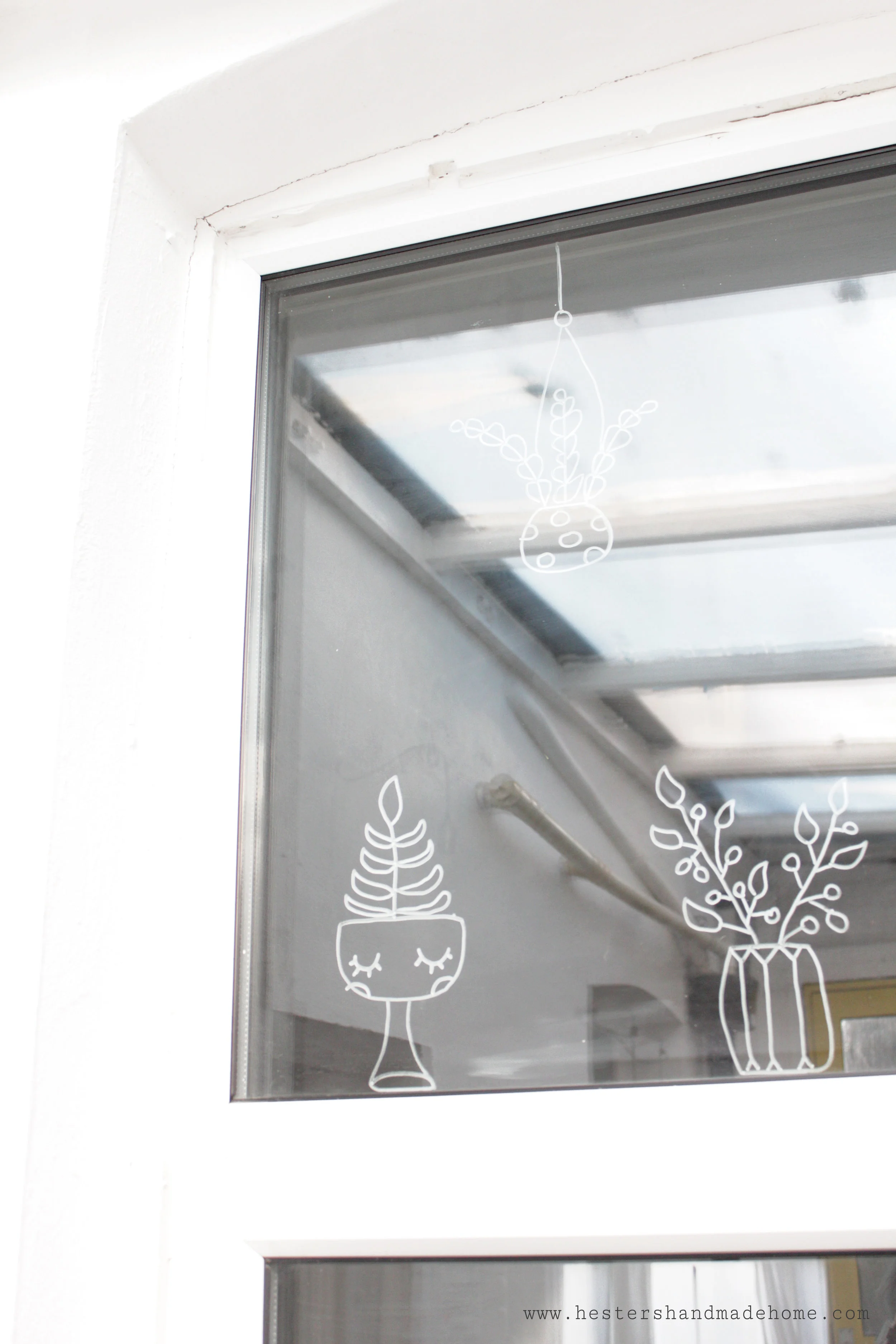 Decorate your windows with chalk markers — Hester's Handmade Home
