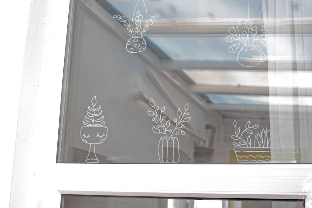 Decorate your windows with chalk markers — Hester's Handmade Home