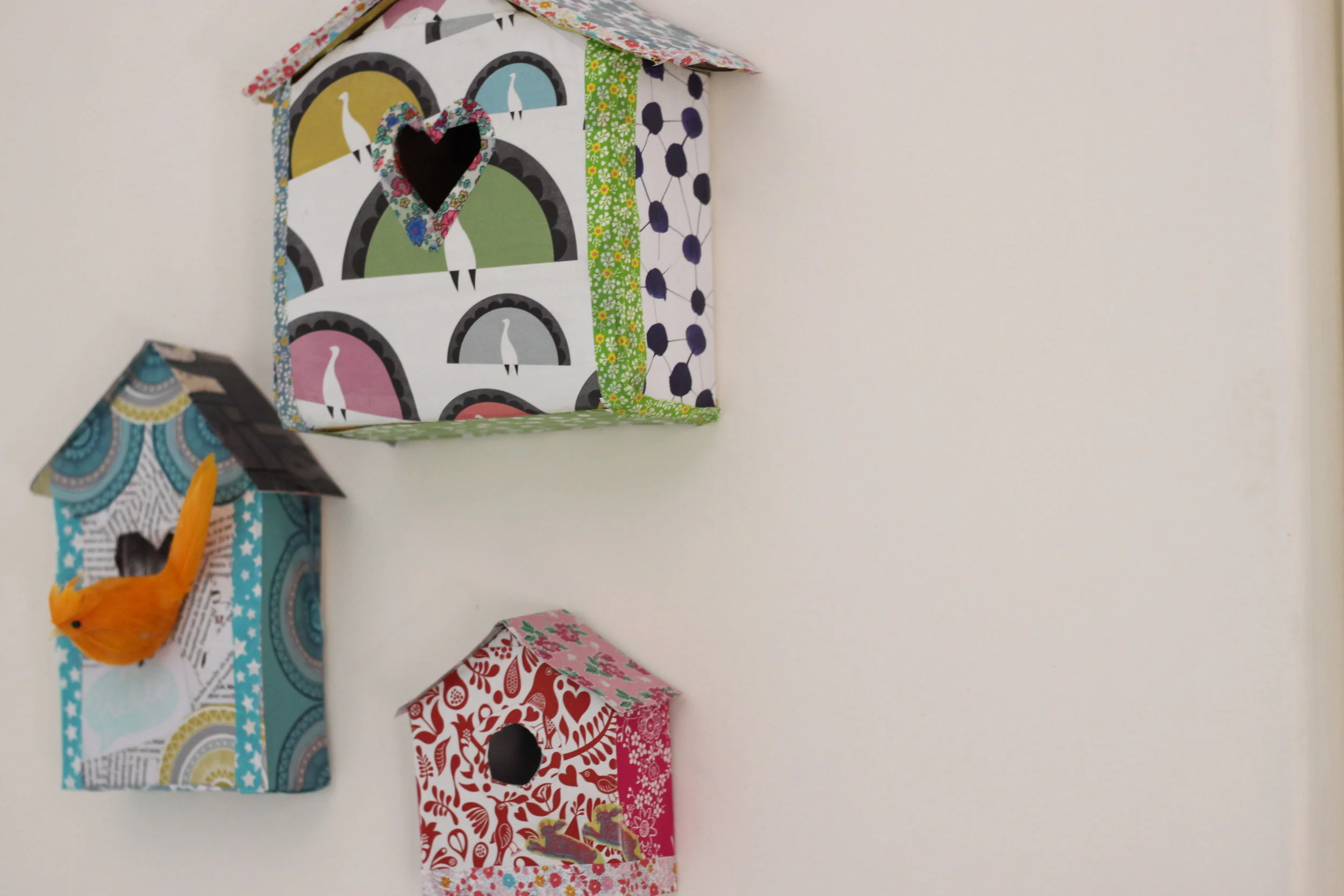 Decorative Paper Birdhouse Tutorial