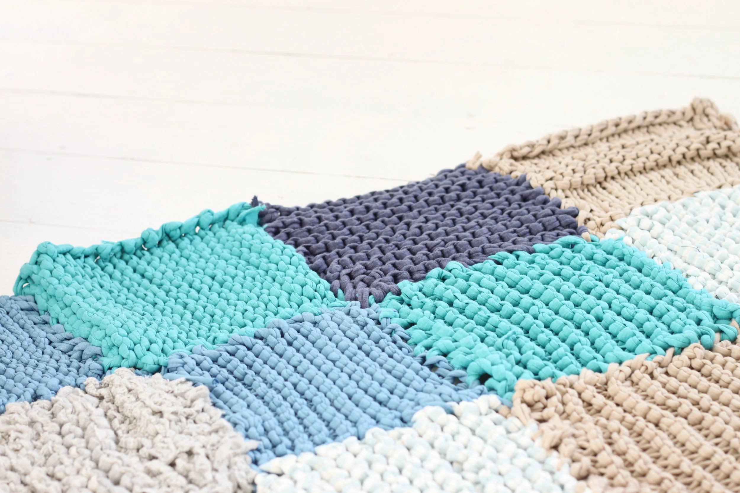 Knitted Rug tutorial