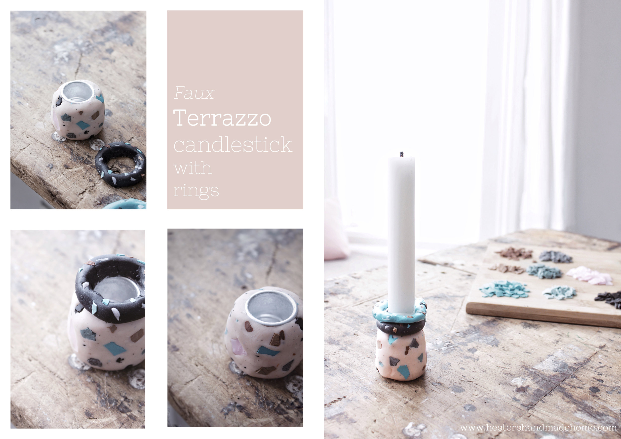 Candlestick Holder Ceramic Candle Light Blue Hand Built Handmade Porcelain